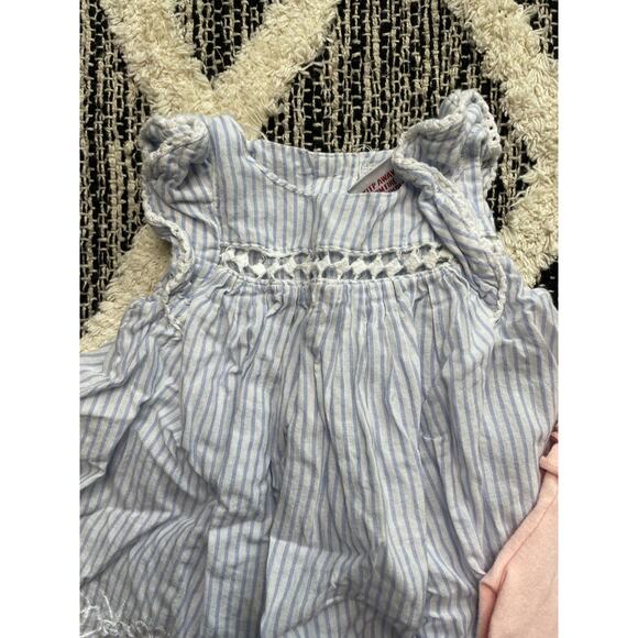 Tahari Baby Blue and Pink Outfit Spring Summer Clothes baby size 6-9mo - Picture 2 of 4